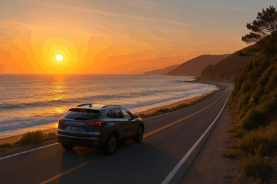 Prednosti krovnog kofera – automobil sa krovnim koferom spreman za putovanje